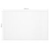 vidaXL Tischfolie Transparent 140x90 cm 1,6 mm PVC