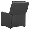 vidaXL Massagesessel Dunkelgrau Stoff