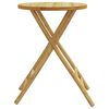 vidaXL Gartentisch Klappbar &Oslash;55x75 cm Bambus