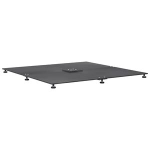 vidaXL Sonnenschirmst&auml;nder 52 kg Dunkelgrau Stahl Quadratisch