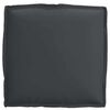 vidaXL Kissen 2 pcs Schwarz 40 x 40 x 8 cm Oxford-Stoff