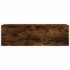 vidaXL Bad-Wandschrank Räuchereiche 100x25x30 cm Holzwerkstoff