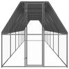 vidaXL H&uuml;hnerk&auml;fig 2x12x2 m Verzinkter Stahl