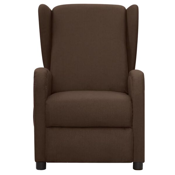 vidaXL Massagesessel Braun Stoff