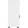 vidaXL Badezimmerschrank mit Schubladen Hochglanz Wei&szlig; 30 x 35 x 80 cm