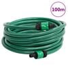vidaXL Poolschlauch Gr&uuml;n 100 m PVC