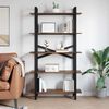 vidaXL B&uuml;cherregal Ger&auml;ucherte Eiche 100 x 33,5 x 178 cm Holzwerkstoff