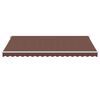 vidaXL Markise Manuell mit LED Braun 450x350 cm