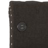 vidaXL Tagesbett USB Dunkelbraun Stoff 90x200 cm