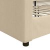 vidaXL Tagesbett Creme 90x200 cm Stoff