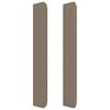 vidaXL Kopfteil mit Ohren Taupe 147x16x118/128 cm Stoff