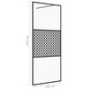 vidaXL Duschwand f&uuml;r Begehbare Dusche mit Klarem ESG Glas 100x195 cm