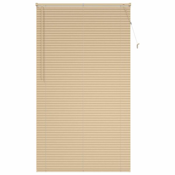 vidaXL Venetianer Jalousie Hellbraun mit Muster 213 x 110 cm PVC