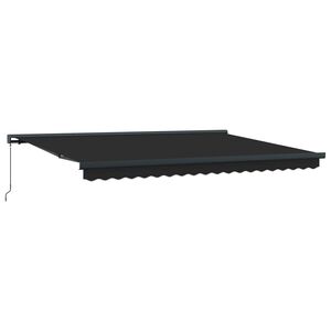 vidaXL Ausziehbare Markise Anthrazit und Grau 400 x 300 cm