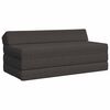 vidaXL Klappsofa Bett Dunkelgrau 120 x 60 x 49 cm Stoff