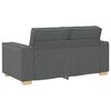 vidaXL Sofa 3 pcs Dunkelgrau 220 x 80 x 84 cm Leinenmischgewebe