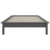 vidaXL Massivholzbett Grau 90x200 cm Kiefer