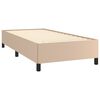 vidaXL Bettgestell Cappuccino-Braun 80x200 cm Kunstleder