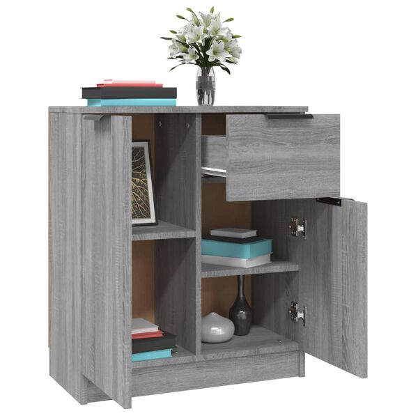 vidaXL Sideboard Grau Sonoma 60x30x70 cm Holzwerkstoff