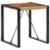 vidaXL Esstisch 70x70x75 cm Massivholz Akazie