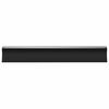 vidaXL Griff 2 pcs Schwarz 106 x 7,4 x 15,5 mm Aluminium