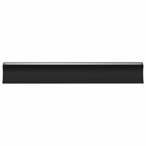 vidaXL Griff 2 pcs Schwarz 106 x 7,4 x 15,5 mm Aluminium