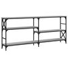 vidaXL Konsolentisch Grau Sonoma 180x29x76,5 cm Holzwerkstoff