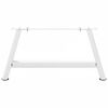 vidaXL Couchtischbeine A-Form 2 Stk. Wei&szlig; 70x(30-31) cm Stahl