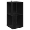 vidaXL Eckregal Schwarz 33x33x67 cm Holzwerkstoff