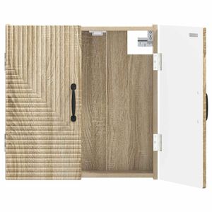 vidaXL Dartboard Schrank HAARLEM Sonoma-Eiche 52,5 x 10,5 x 53,5 cm