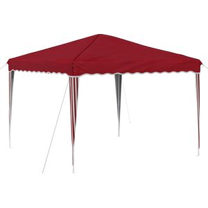 vidaXL Pop-up Partyzelt Bordeauxrot 288 x 288 x 245 cm Oxford-Stoff