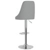 vidaXL Barhocker 2 Stk. Hellgrau Stoff
