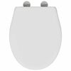 vidaXL Toilettensitz Wei&szlig; 47 x 37 x 4 cm Duroplast