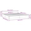 vidaXL Bettgestell ohne Matratze Dunkelgrau 180x200 cm Stoff