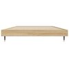 vidaXL Bettgestell ohne Matratze Sonoma-Eiche 100x200 cm Holzwerkstoff