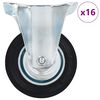 vidaXL 16 Stk. Bockrollen 100 mm