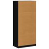 vidaXL Kleiderschrank Schwarz 90x52x200 cm Holzwerkstoff