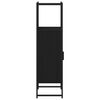 vidaXL Badezimmerm&ouml;bel-Set Schwarz Eichen-Optik 33 x 33 x 120,5 cm