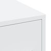vidaXL Badschrank Schmal mit Rollen Wei&szlig; Holzwerkstoff