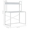 vidaXL Schreibtisch Wei&szlig; 110x60x138 cm Holzwerkstoff