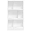 vidaXL B&uuml;cherregal Wei&szlig; 57x28,5x107,5 cm Holzwerkstoff