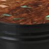vidaXL Beistelltische Fass-Design 3 Stk. Massives Altholz