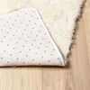 vidaXL Teppich Shaggy Hochflor NAVARRA Creme 200x200 cm Polyester
