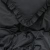 Venture Home Bettw&auml;sche-Set Levi 200x150 cm Baumwolle Anthrazit