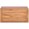 vidaXL Wand-Badschrank 60x45x30 cm Teak Massivholz