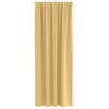 vidaXL Verdunkelungs-Vorh&auml;nge mit Ringen 2 pcs Beige 260 x 140 cm
