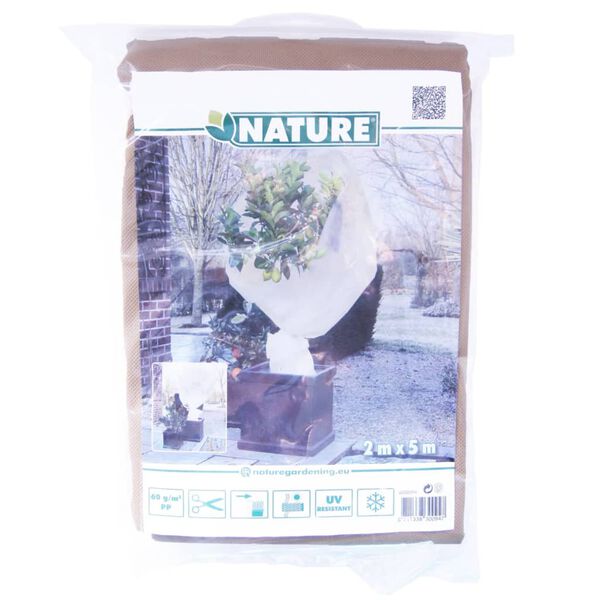 Nature Frostschutzflies H&uuml;lle 60 g/m&sup2; Beige 2&times;5 m