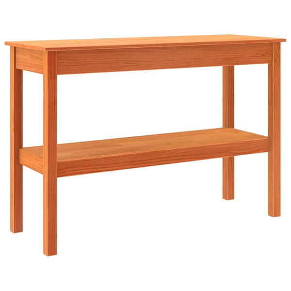 vidaXL Konsolentisch Wachsbraun 110 x 40 x 75 cm Massivholz Kiefer
