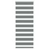 vidaXL Doppelrollo Dunkelgrau 55x150 cm Stoffbreite 50,9 cm Polyester