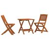 vidaXL 3-tlg. Bistro-Set f&uuml;r Kinder Massivholz Eukalyptus